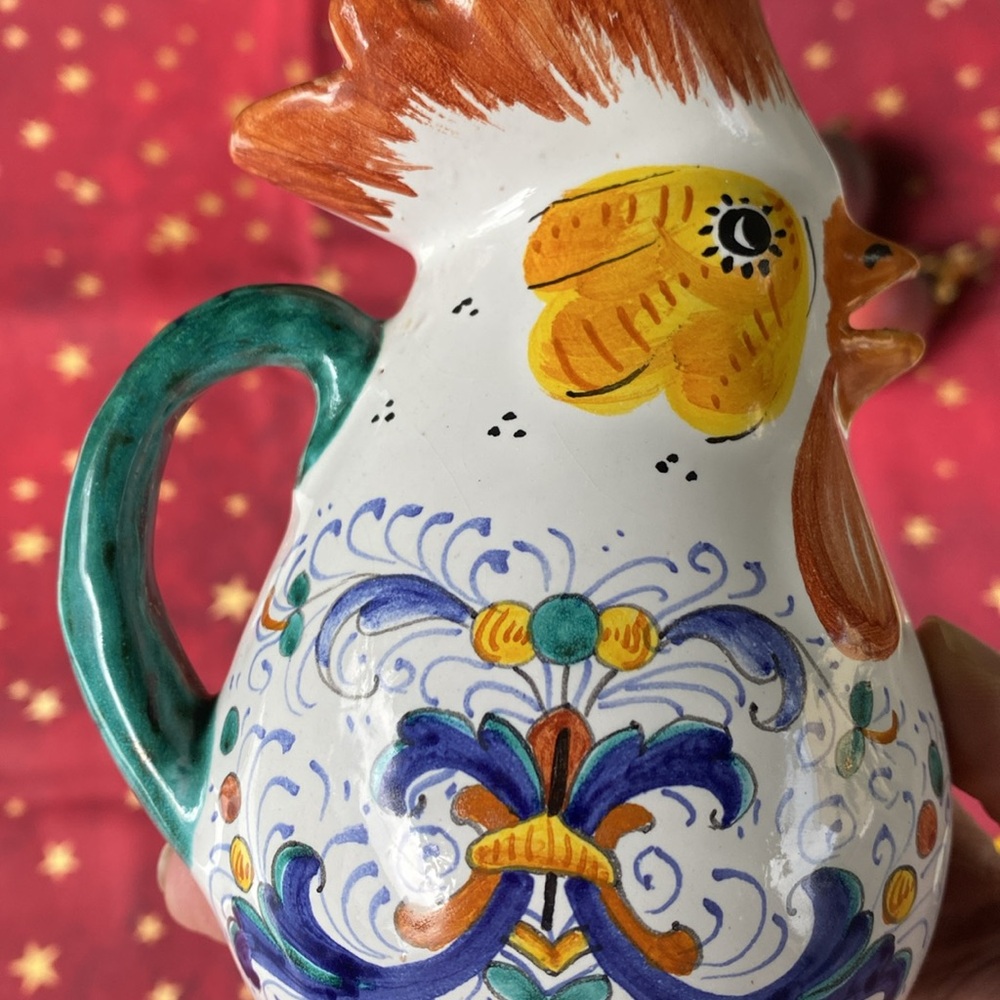 Cama Deruta Italy Vintage handmade tiny pitcher / vase - Picture 15 of 15